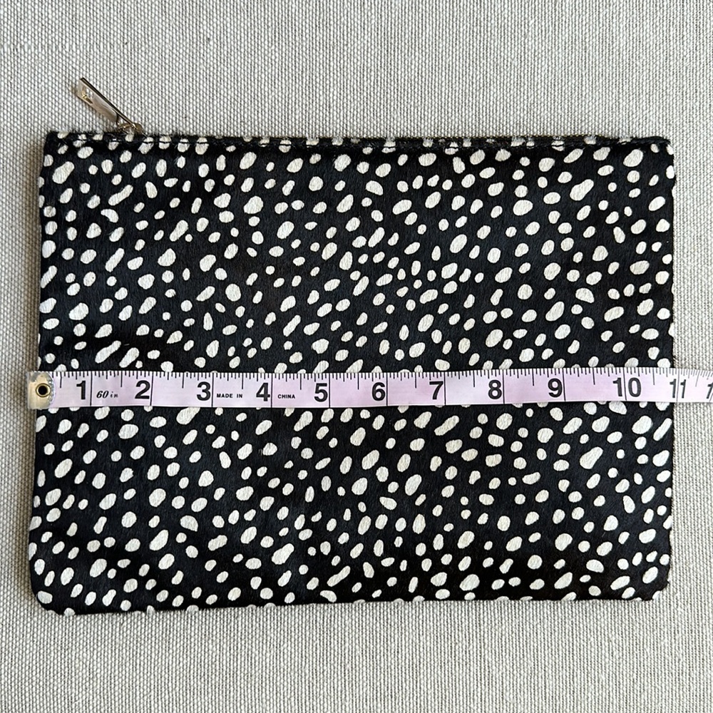 Sole Society “Dolce” Genuine Calf Hair Clutch - Picture 6 of 8
